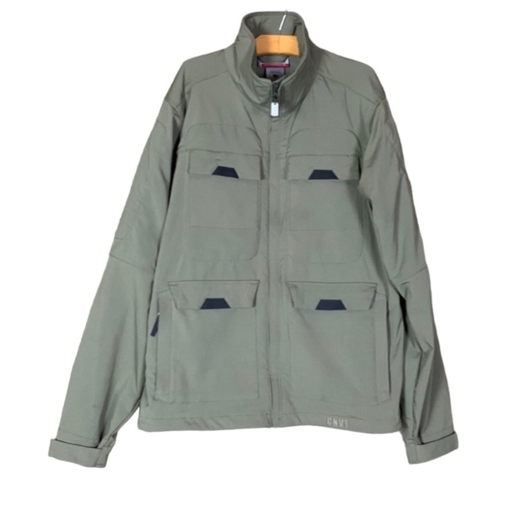 Columbia army green convert snowboard jacket Size Small